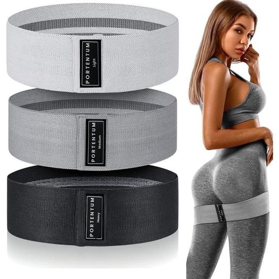 Edifit, Elastique Musculation, Bandes Avec 3 Niveaux De Résistance