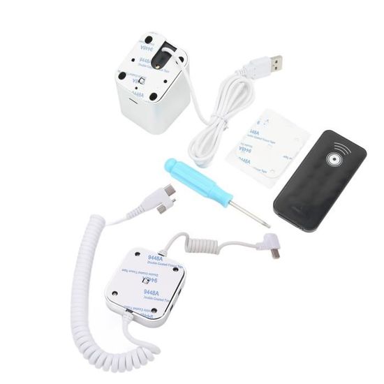 Sangle Rétractable Antivol Pour Téléphone - Avec Mousqueton, Légère, Pour Randonnée, Vélo, Escalade - 5