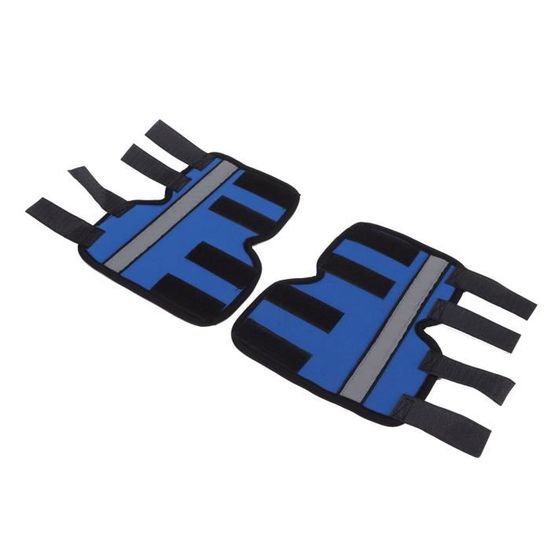 Sangles De Cheville Réfléchissantes Pour Vélo/course - Nylon, Confortables, Visibilité Nocturne, Lot De 2