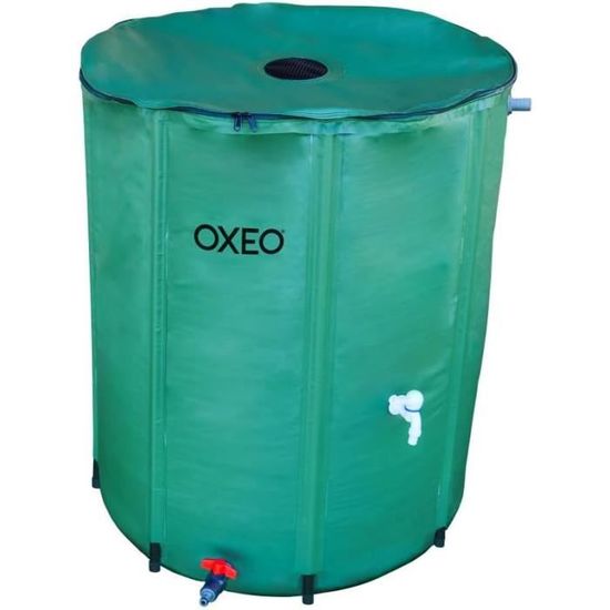 Oxeo Réservoir Récupérateur Eaux De Pluie 800 Litres Cuve Souple - 4