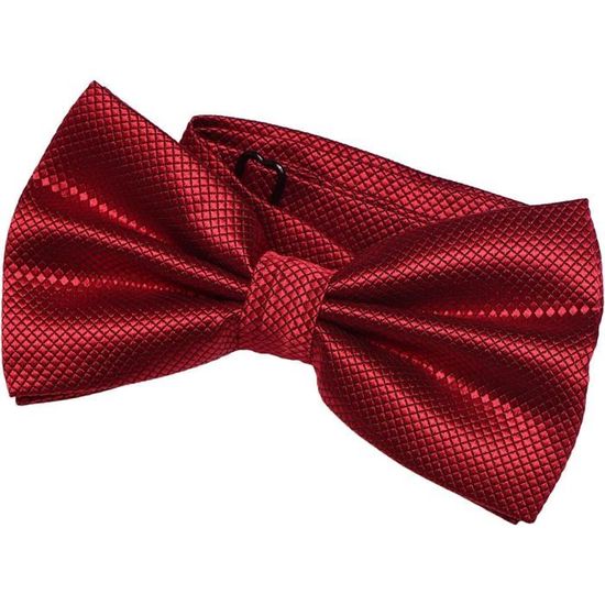 Nœud Papillon Large Pré-noué Pour Homme - Forme 3D - Fermeture Réglable - Plusieurs Couleurs Unies