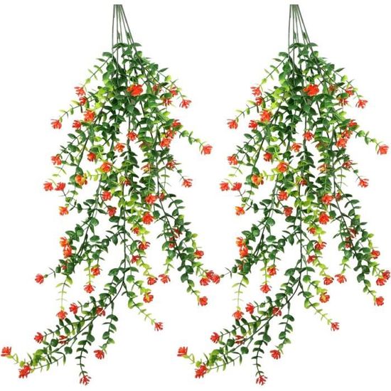Plante Artificielle 2 Plantes Artificielles Lierre Rose - 80cm Décoration Murale Extérieur/Intérieur Plante Synthétique Extérieur Plante Artificielle 2 Plantes Artificielles Lierre Rose - 80cm Décoration Murale Extérieur/Intérieur Plante Synthétique Extérieur