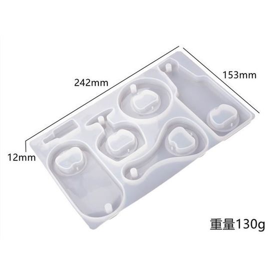 Moule Silicone Pour Bouchons De Bouteille DIY - 10 Cavités, Motif Lapin, Démoulage Facile, Pour Résine époxy Ou Projets Créatifs