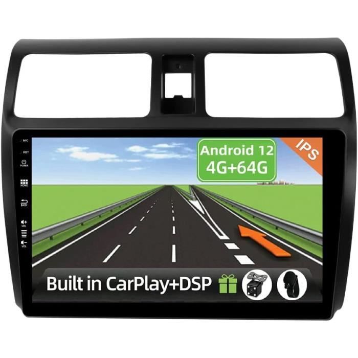 Autoradio Android 10.1" Per Suzuki Swift 2003-2010 – GPS, Bluetooth, Mirror Link, WiFi, Retrocamera E Comandi Al Volante