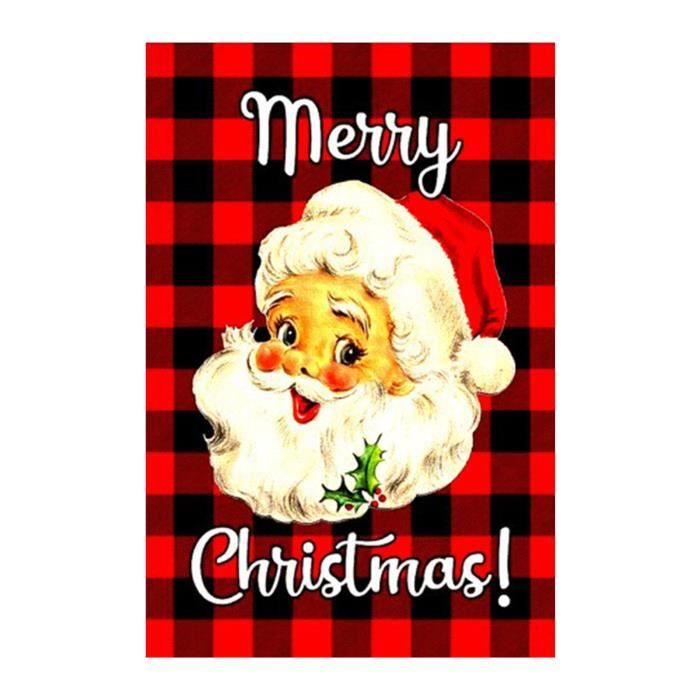 Drapeaux De Jardin Lumineux De Noël Pour L'extérieur