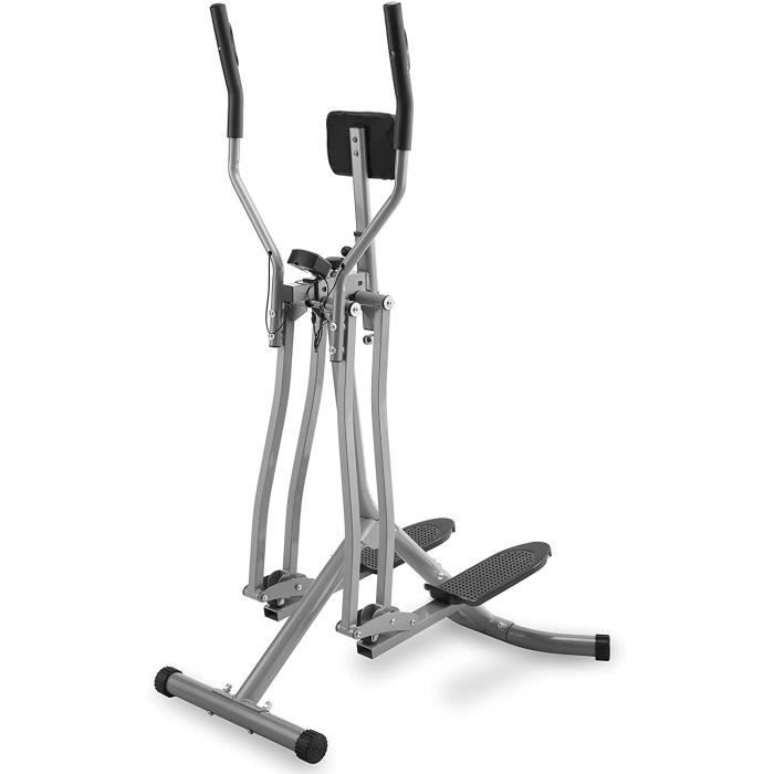 Cross trainer avec ordinateur et écran LCD capacité max 120 kg longueur de la foulée 90 cm capteur de rythme cardiaque et soutien a
