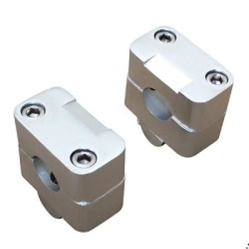 PAIRE DE PONTETS DE GUIDON REPLAY DIAMETRE 22,2mm EN ARGENT