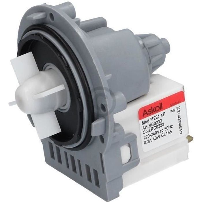Pompe de vidange universelle pour machine à laver Indesit C00144997 moteur de pompe Askoll