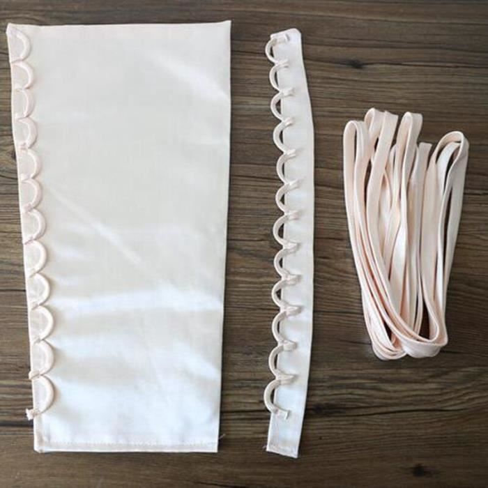 Kit de Corset en Satin avec fermeture éclair, robe de mariée de remplacement, couleurs au dos, accessoires de - Champagne - HS427