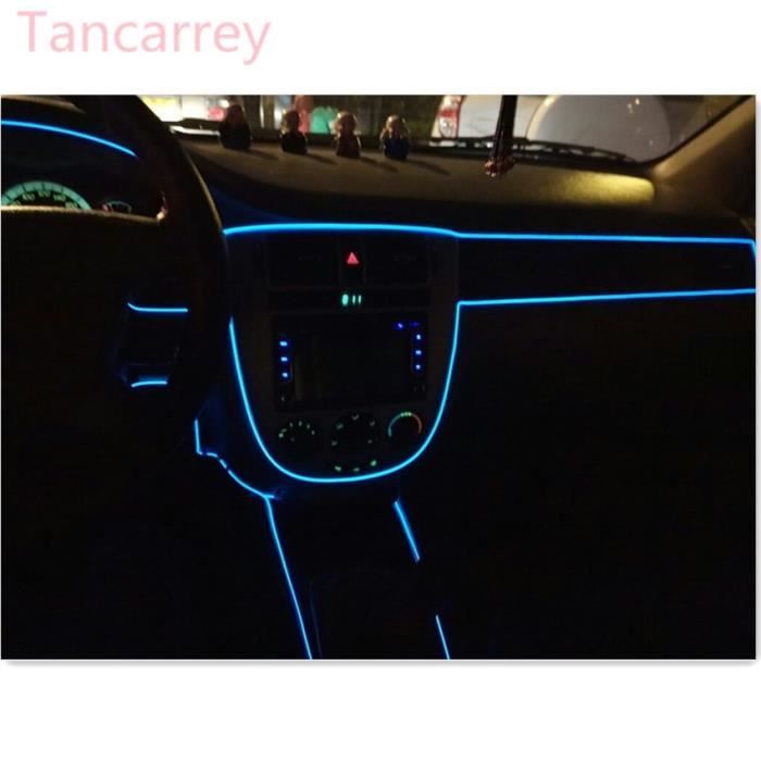 Bleu Autre -Lumières d'ambiance d'intérieur de voiture, pour Ford Fiesta Ecosport Focus MK2 MK3 MK4 Kuga Escape