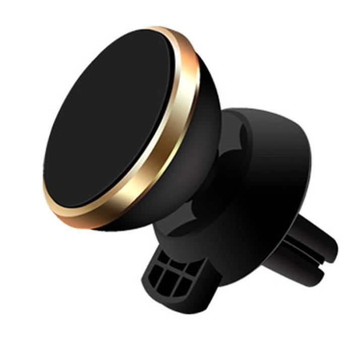 360 Support rotatif Support magnétique Support voiture pour Huawei téléphone intelligent Support de chargeur tapis de - Type gold