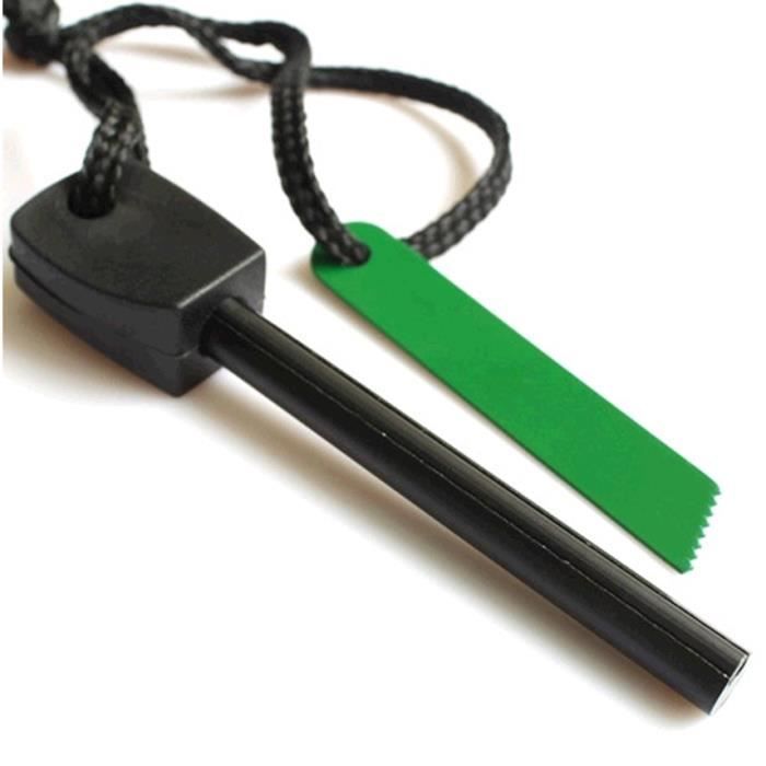 Efficient Camping Outdoor Outil de magnésium Flint feu Starter feu de survie bâton