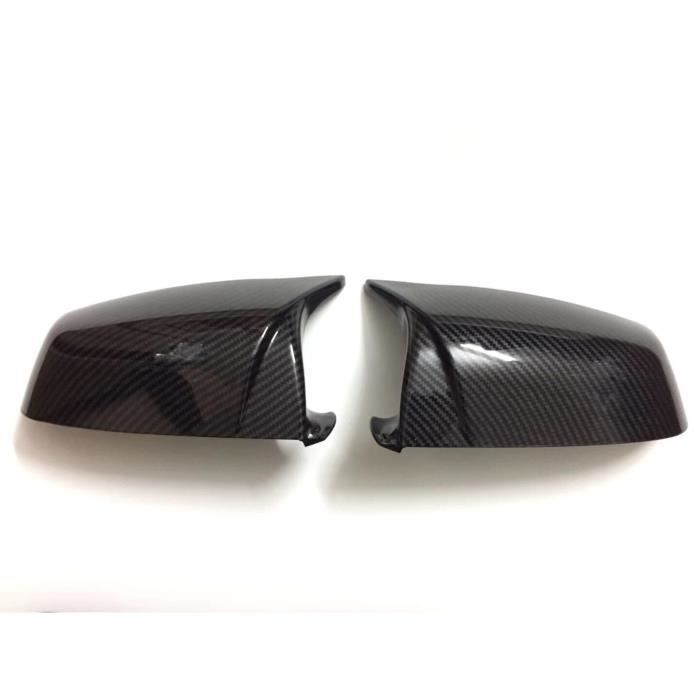 Une paire de carbone - Protecteur de rétroviseur en Fiber de carbone pour BMW E60 E61 série 5 2006 – 2013, 2