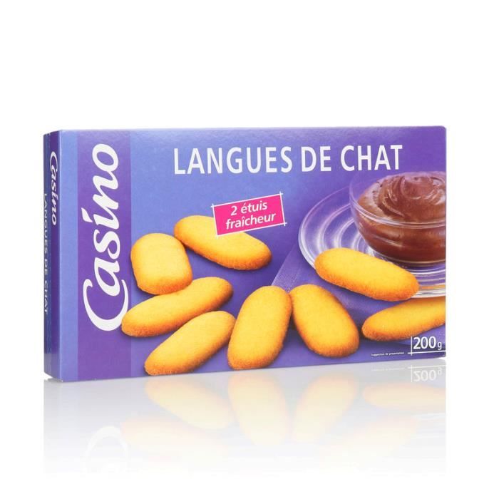 Biscuits langues de chat - 200 g
