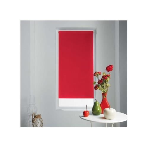 Store Enrouleur Occultant Uni et Coloré Rouge 45 x 180cm