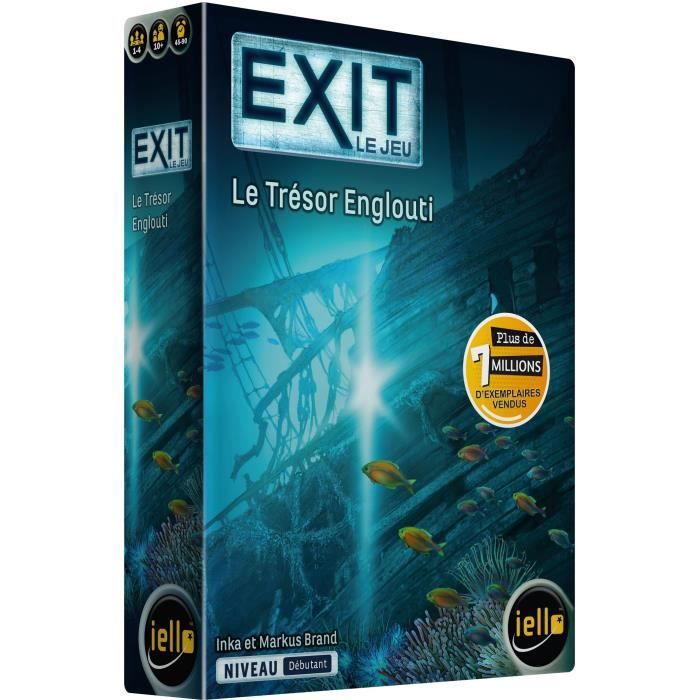 EXIT le jeu : Le Trésor Englouti - Jeu de société - Escape games - IELLO