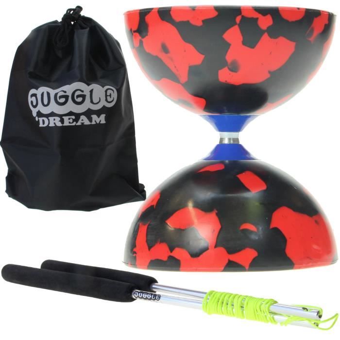 Kit Diabolo Professionnel Avec Roulements - 13 Cm De Diamètre - Inclut 2 Baguettes Et 2 Cordes - Pour Débutants Et Confirmés