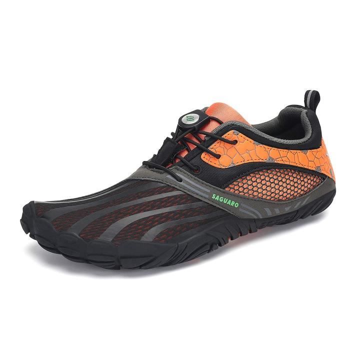 Chaussures De Running Z5PTC Minimaliste Trail Chaussures de course aux pieds nus Walking large Toe Box Cross Outdoor formateur Zéro