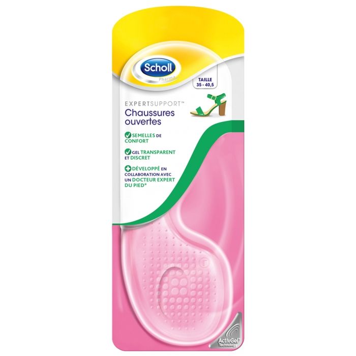 Scholl Activ Gel Semelles Chaussures Ouvertes et Sandales 1 paire