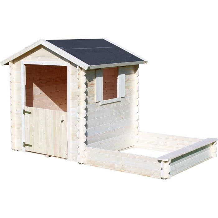Cabane en bois pour enfant AMANDE