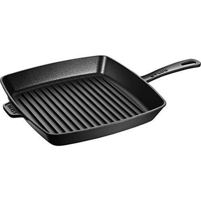 Staub 40501-106-0 Poêle Americaine Fonte Induction Noir 26 cm 40501-106-0
