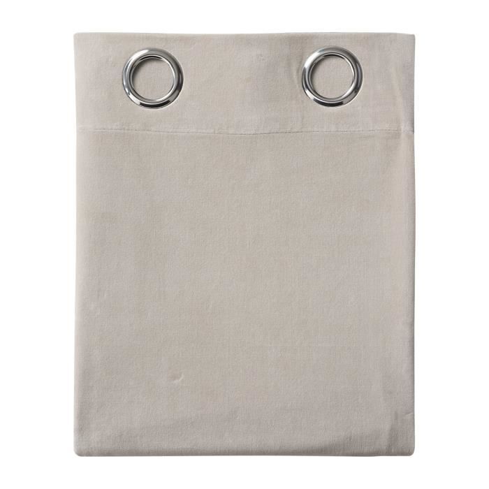 TODAY Rideau Velvet 100% polyester - 140 x 240 cm - Beige