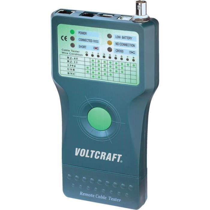 Testeur de câbles Voltcraft CT-5