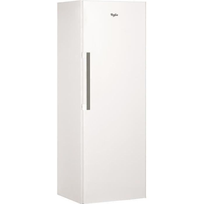 Réfrigérateur 1 porte WHIRLPOOL SW8AM2QW2 - Classe E - Froid brassé - Porte réversible - L 59,5 x P 63 x H 187,5 cm - Blanc