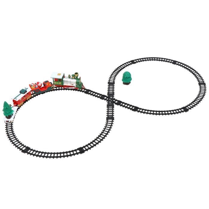 1 boîte de jouet de train électrique de Noël pour enfants de avec en VEHICULE POUR CIRCUIT MINIATURE