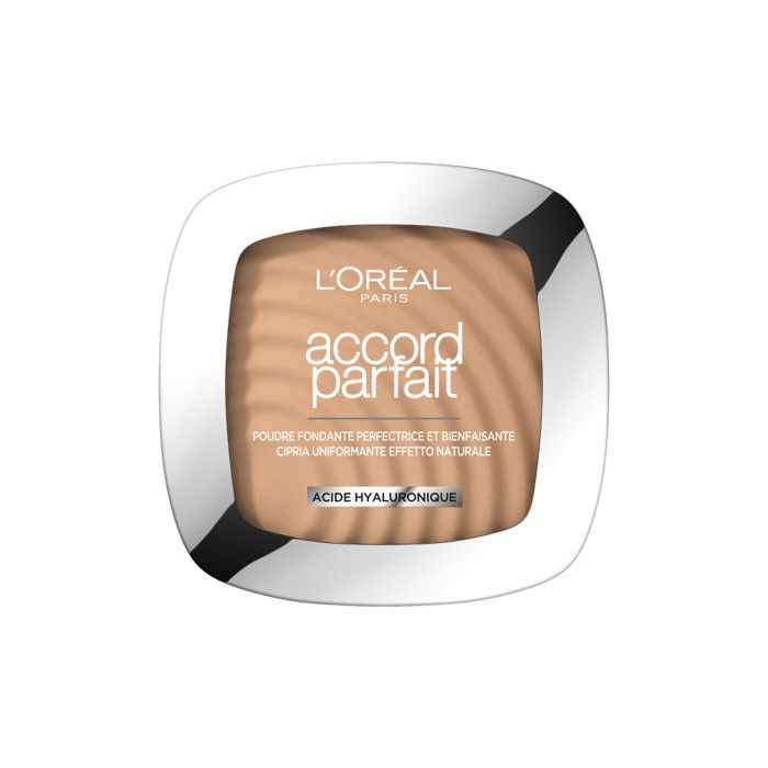 L'Oréal Paris - Poudre Fondante Accord Parfait - Peaux Normales à Mixtes - Teinte : Beige Rosé (3.R) - 9g