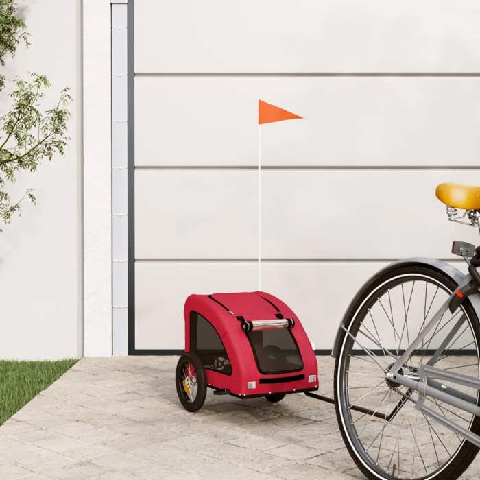 vidaXL Remorque vélo animaux de compagnie