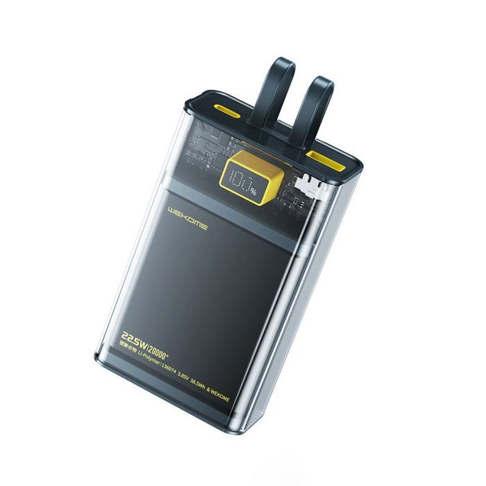 WEKOME WP-325 Power Bank 20 000 mAh - PD 20W / QC 22.5W USB-C Noir