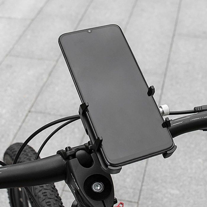 Support Téléphone Vélo En Aluminium - Avec Câble USB Intégré - Neuf