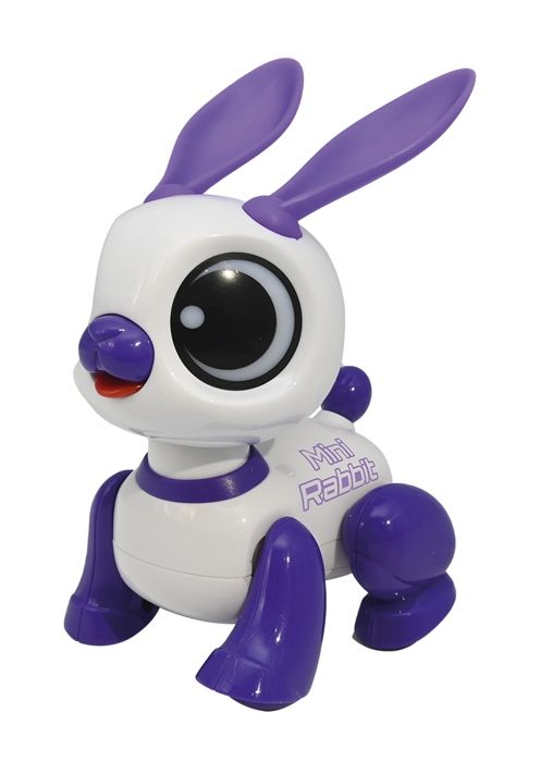 Power Rabbit Mini Robot lapin avec effets lumineux et sonores contrôle par claquement de main répétition
