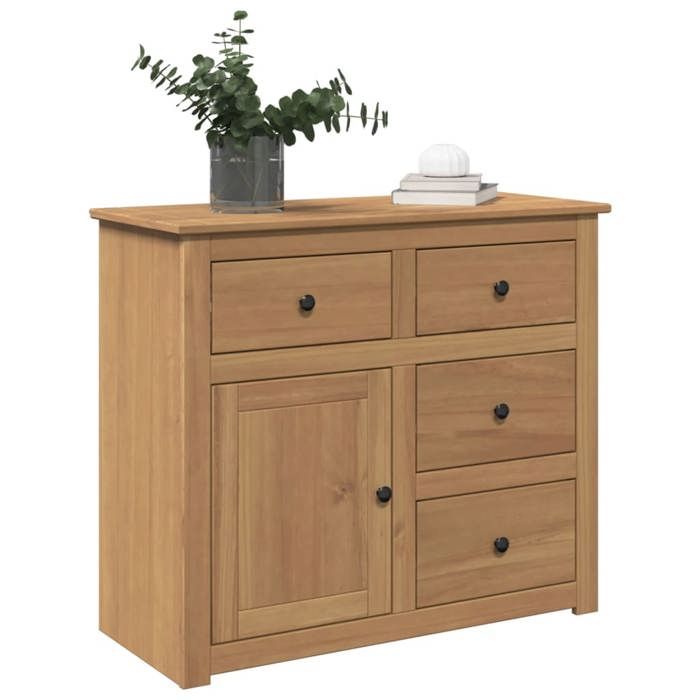 vidaXL Buffet avec tiroirs PANAMA 93x40x80 cm bois massif de pin 4016384