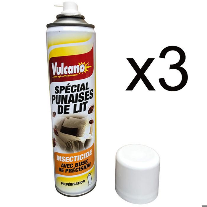Vulcano spécial punaises de lit 400 ml - Lot de 3