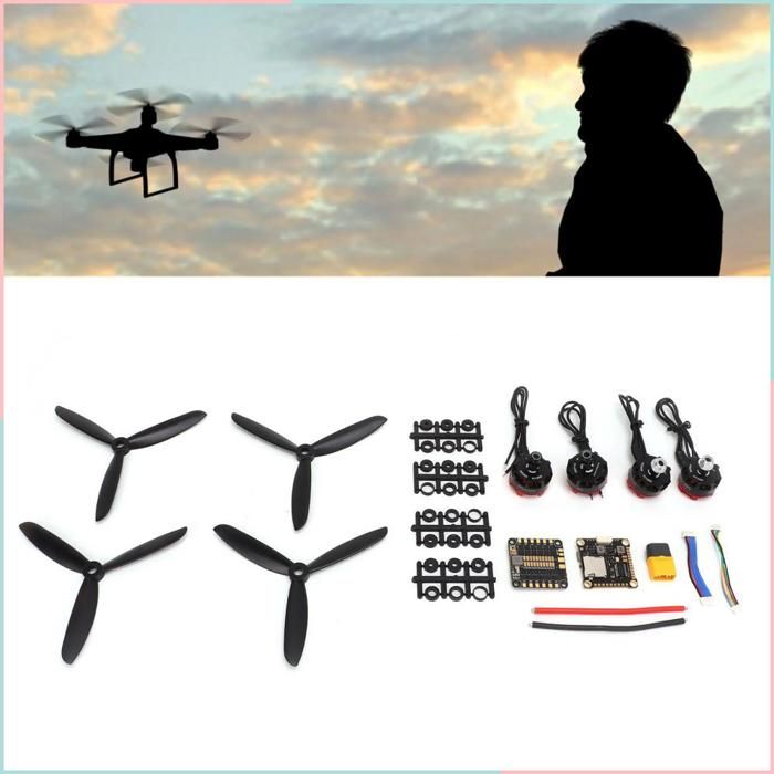 Ensemble Moteur Brushless 2212 KV2200 + ESC 40A XT60 – Pour Drone FPV, Hélicoptère, RC, Avec Protection Intégrée
