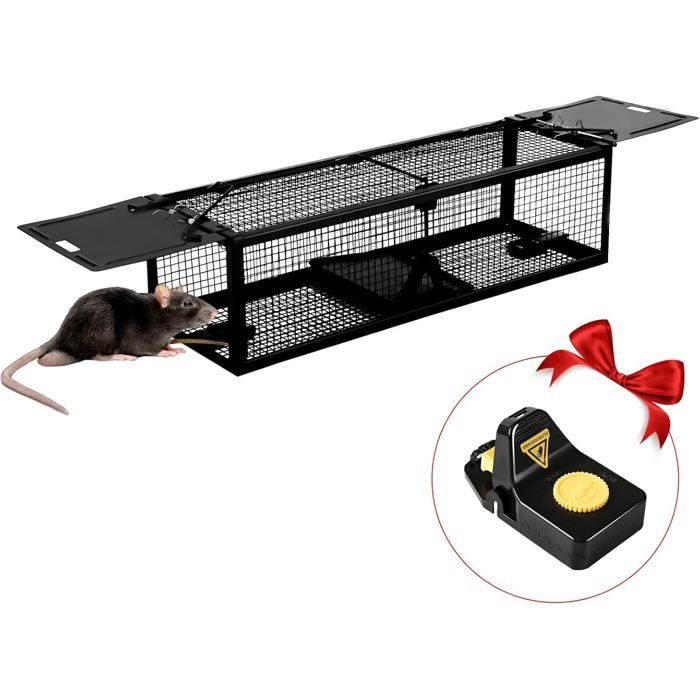 LeKuni 2 Pièces Piège à Souris Et Rat Vivant - Couvercle Seau Réutilisable Pour 5 Gallons - Ultra Efficace