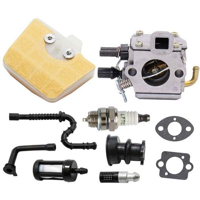 Carburateur pour Stihl 034 036 MS340 MS350 MS360 360Pro tronçonneuse C3A-S31A 40-HE-20A 1125-120-0651 carburateur avec Bougie dal