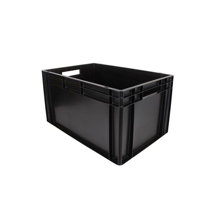 Cube Assise Ou Rangement 40x40 Cm – Plastique PEBD Noir, Résistant Aux Intempéries, Utilisable Dedans Et Dehors, 100% Recyclable