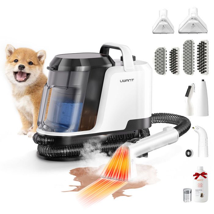 Nettoyeur Vapeur UWANT Y100 Steam – 18KPa 3 Modes Traitement des Taches – Vitres Canapé Voiture Cuisine – Stérilisation 9999%