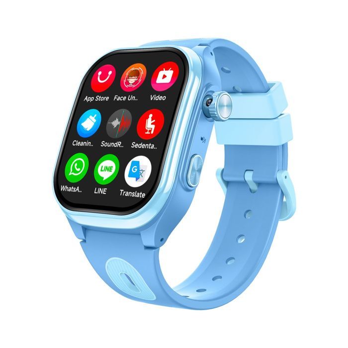 Montre Connectée Enfant 4G Android Étanche 2.0 GPS WIFI Appels Vidéo Localisation SOS Grande Mémoire 2+ Multilingue
