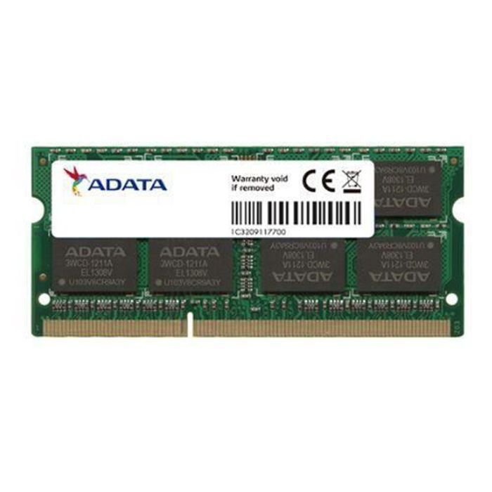 ADATA 8 Go, DDR3L, 1600MHz (PC3-12800), CL11, mémoire SODIMM * basse tension 1.35V *