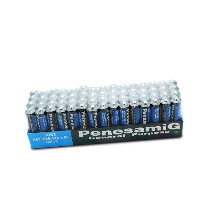 1,5VPiles sèches en carbone AAA 100mAh
