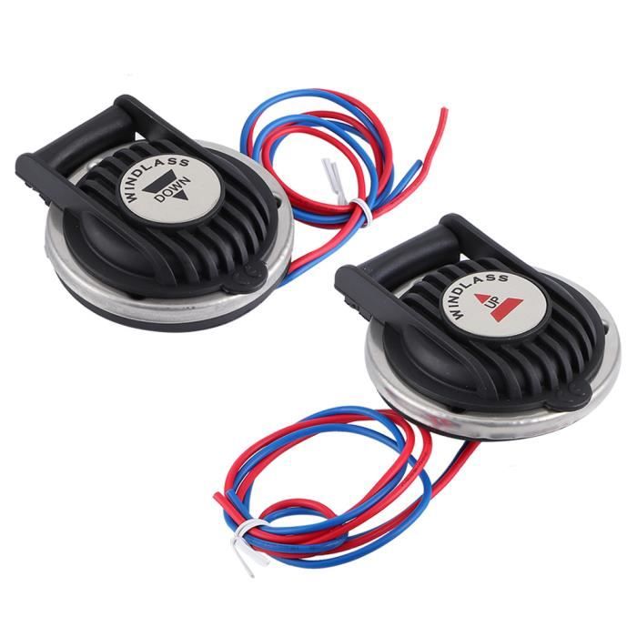 Interrupteur Au Pied Guindeau DC 12V/24V Blanc Avec Couvercle Protection - Commande Ancre Bateau