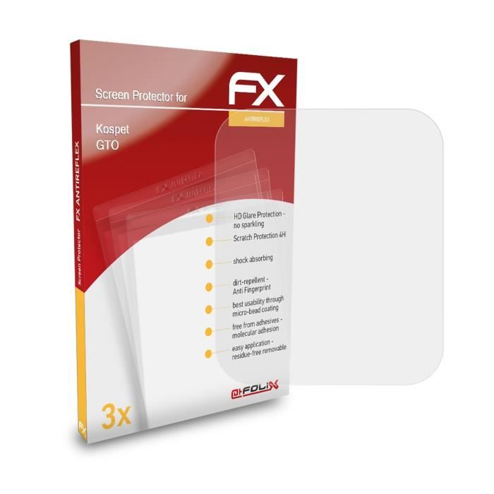 Pack De 3 Films Protecteurs AtFoliX Pour Icom IC-R30 – Mat & Antichoc, Made In Germany