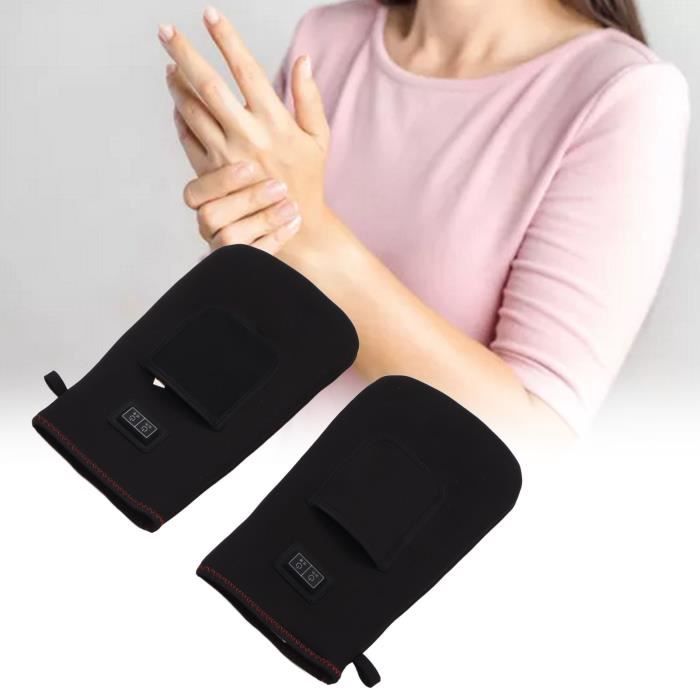 Mitaines Chauffantes Rechargeables – Batterie 2000mAh, 3 Niveaux De Chaleur – Pour Ski, Vélo, Travail En Extérieur