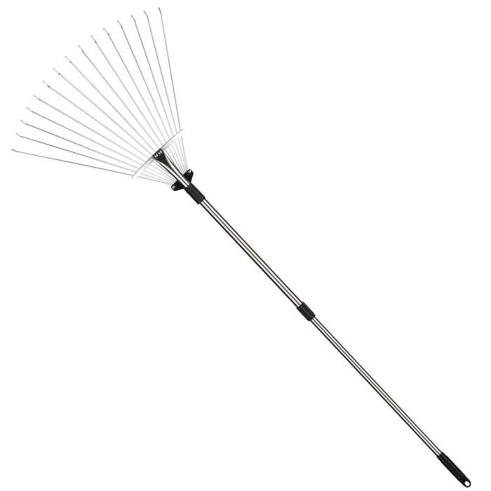 Plein Air Jardin R/âteau t/élescopique ramasse Feuilles