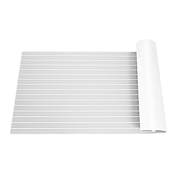 Tapis De Pont En Mousse EVA Autocollant Gris Pour Bateau, Yacht, Salle De Sport - 94.5 X 35.4 Pouces, épaisseur 5 Mm