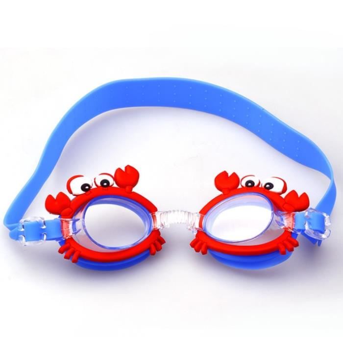 Lunettes de piscine Enfant Rouge/Bleu Anti-buée Protection